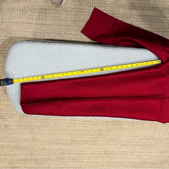 Talbots deep red silk cotton trousers NWT - Picture 7 of 8